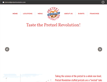 Tablet Screenshot of pretzelrevolution.com